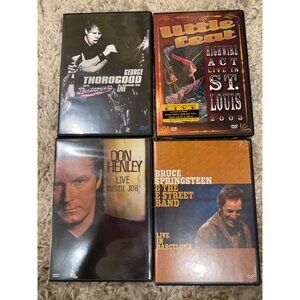 Set Of 4 Live Concert DVDs George Thorogood, Little Feat, Don Henley & The Boss